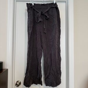 Hayden Gray Wide-Leg Pants